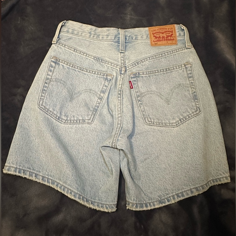 Levi’s 501 High Waisted Denim Shorts